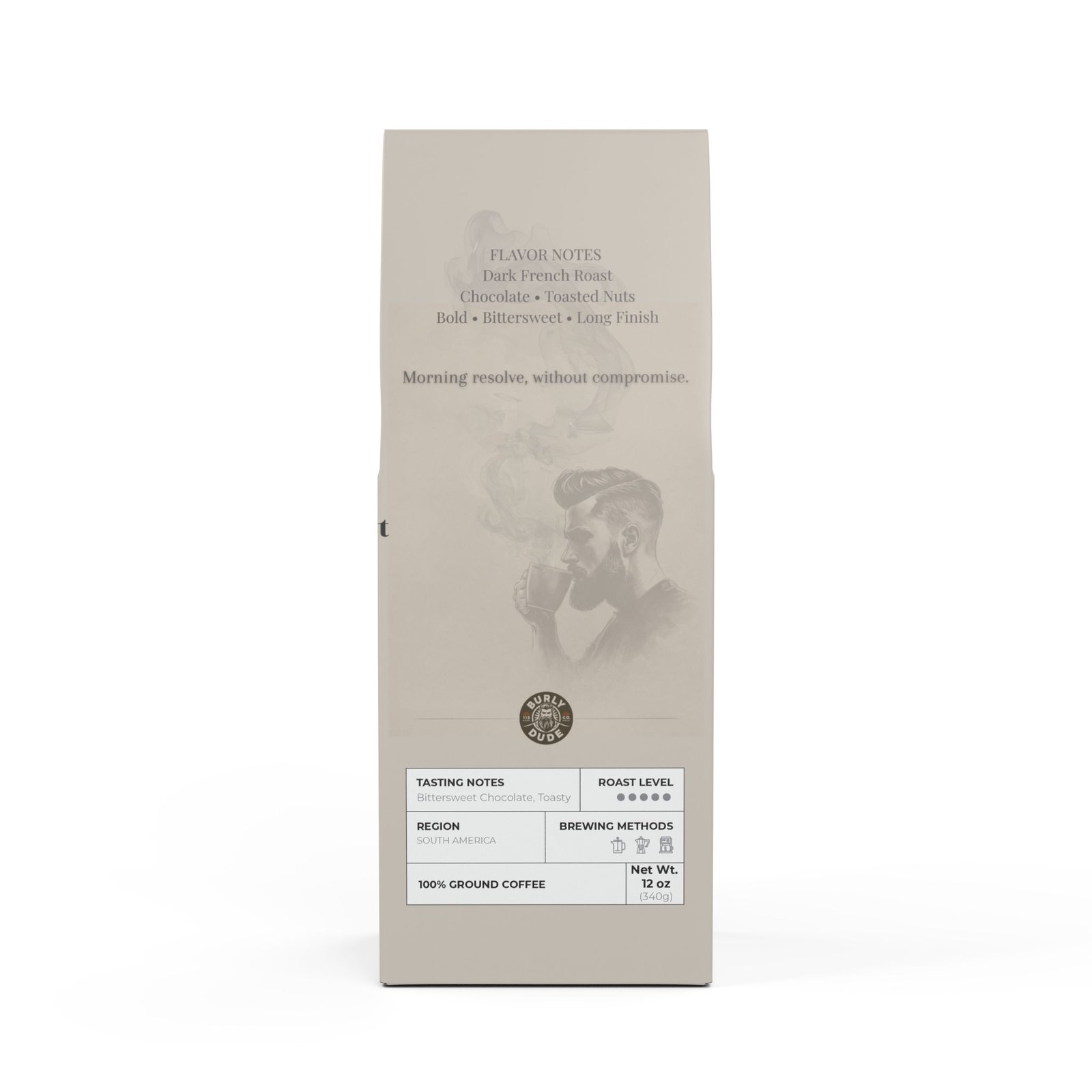 BurlyDudeCo. Coffee House Blend — Dark French Roast - Image 7
