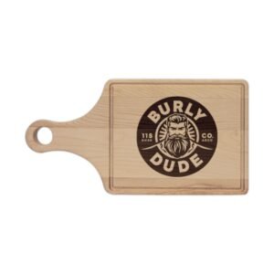 Burly Dude Co. Engraved Wooden BBQ Cutting Board